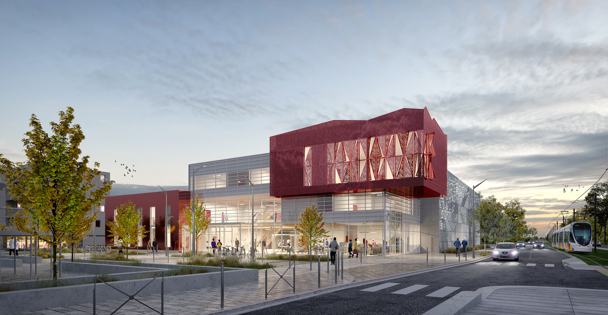 Maison de quartier des Hauts de St Aubin Lionel Vié